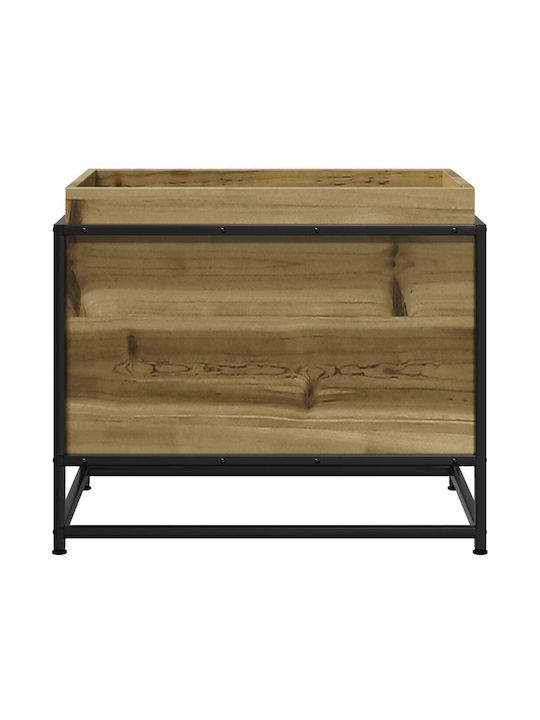 vidaXL Кутия за саксии Дърво Pine impregnated wood 60x40x50см.