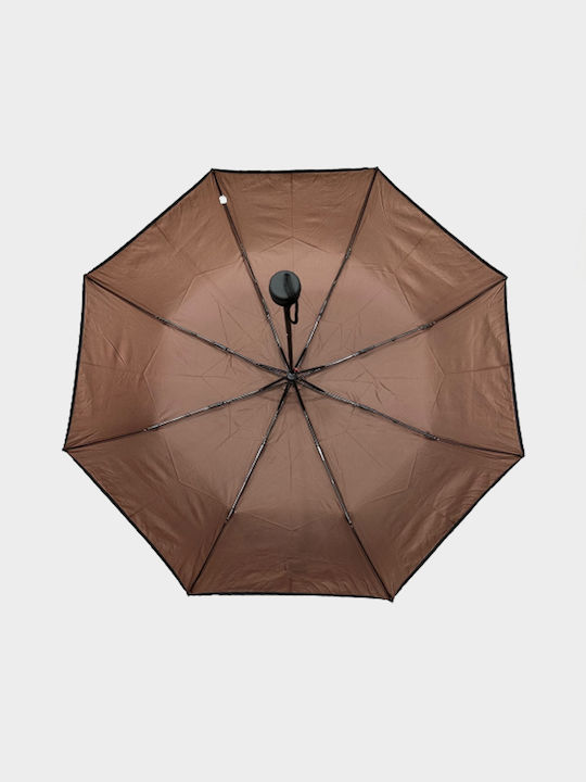 Iris Regenschirm Kompakt Braun