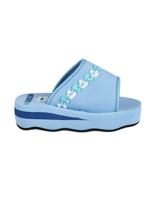 Mitsuko Kids' Slides Light Blue