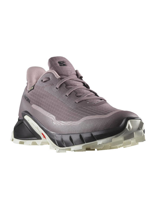 Alphacross 5 Γυναικεία Αθλητικά Παπούτσια Trail Running Αδιάβροχα με Μεμβράνη Gore-Tex Μωβ