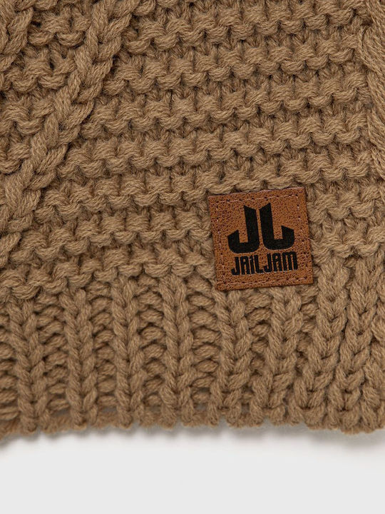 Jail Jam Women's Wool Scarf Brown
