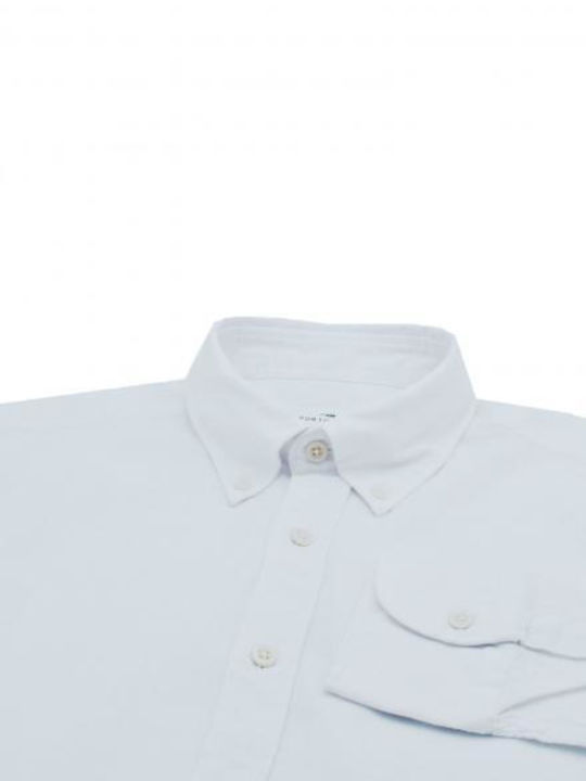 Portofiori Portofiori Timo-849 Λινό Πουκάμισο White/001