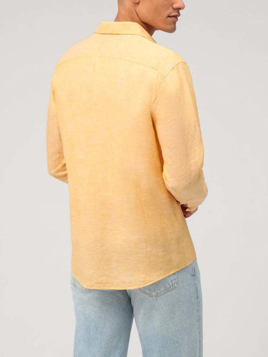 Olymp Casual Men's Shirt Yellow