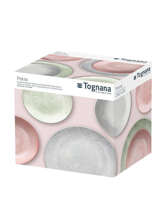 Tognana Madison Multicolor Porțelan Set de Vase 18buc