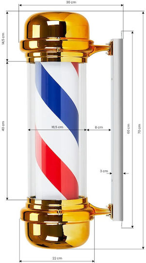 Activeshop Barber Pole Bb-02
