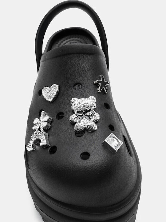 Luigi Damen Clogs Schwarz