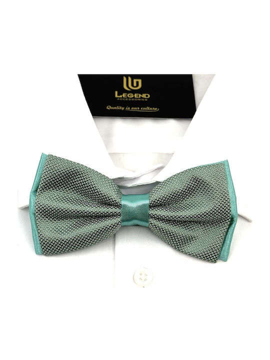 Legend Accessories Bow Tie Set with Pochette Turquoise
