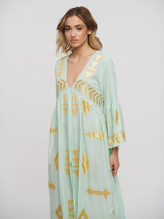 Ble Resort Collection Maxi Φόρεμα Μεντα