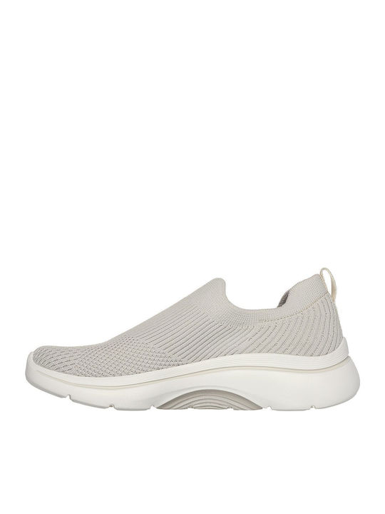 GO WALK Arch Fit 2.0 Women's Slip-Ons Beige