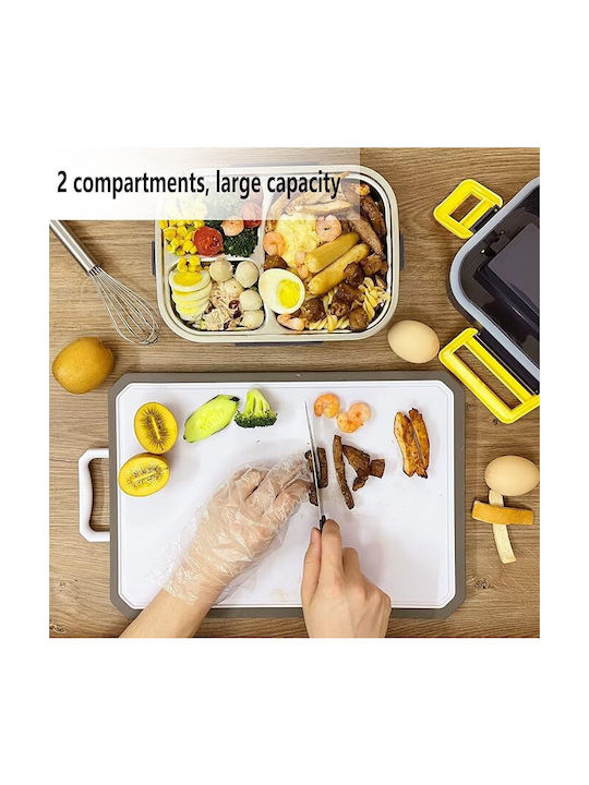 Bento Θερμενομενο Ηλεκτρικό Δοχείο Φαγητού Inox Μπλε