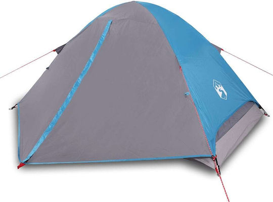 vidaXL Camping Tent Igloo Blue for 4 People 274x213x122cm