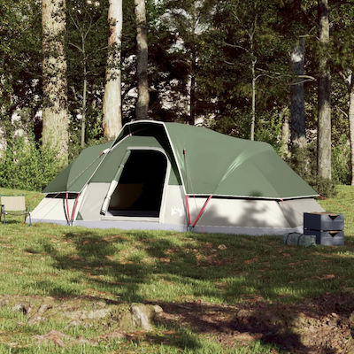 vidaXL Σκηνή Camping Τούνελ Πράσινη 3 Εποχών για 9 Άτομα 488x274x190εκ.