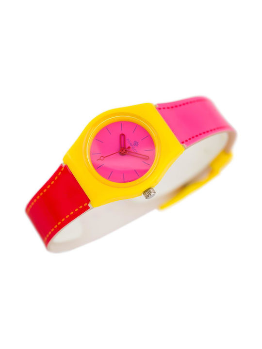 Perfect Παιδικό Αναλογικό Ρολόι 43mm Ροζ