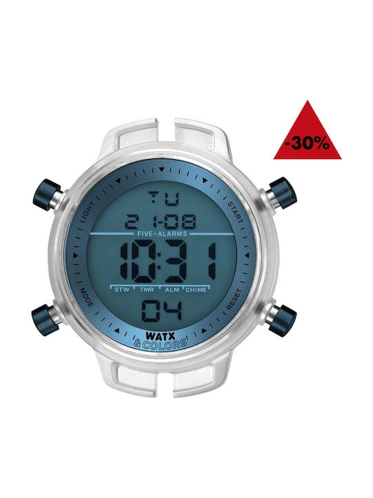 WATX & CO Ψηφιακό Ανδρικό Ρολόι 46mm Μπαταρίας