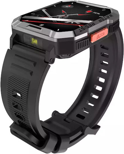 BlackView W60 50mm Smartwatch with Heart Rate Monitor (Black)