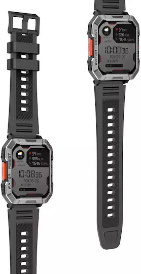 BlackView W60 50mm Smartwatch with Heart Rate Monitor (Black)