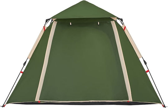 vidaXL Automatic Camping Tent Igloo Green 3 Seasons for 4 People 210x210x140cm