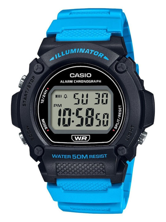 Casio Ρολόι Μπαταρίας με Καουτσούκ Λουράκι
