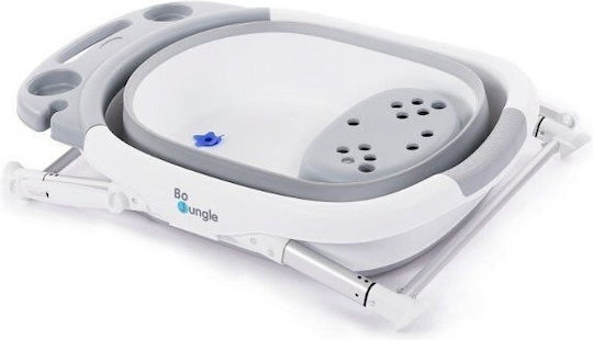 Bo Jungle Cadă pentru bebeluși Bath Grey/White