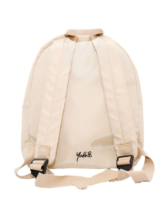 Yuko.B Kinder Rucksack Rucksack Beige 28cmx24cmx11cmcm