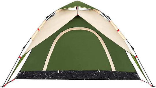 vidaXL Automatic Camping Tent Igloo Green for 5 People 223x223x155cm