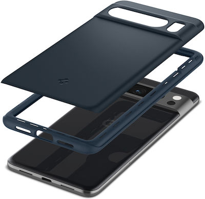 Spigen Thin Fit Back Cover Μεταλλικό Ανθεκτικό Μπλε (Google Pixel 8 Pro)