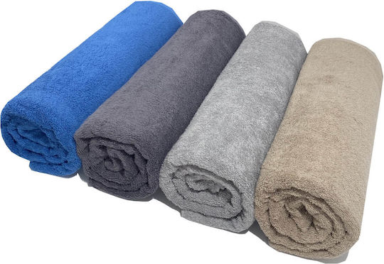 Sidirela Hotel Pool and Beach Towel 180x100 cm Gray