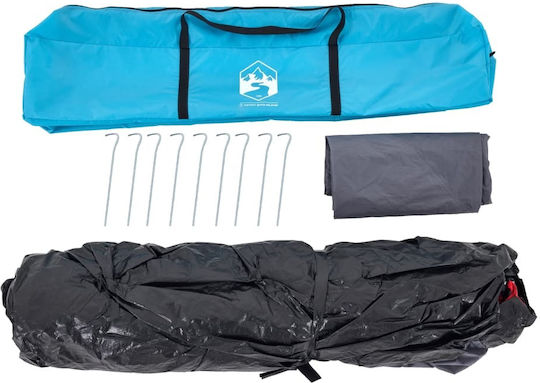 vidaXL Camping Tent Igloo Blue 3 Seasons for 6 People 310x285x200cm