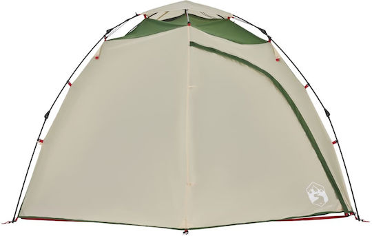 vidaXL Automatisch Campingzelt Iglu Grün für 4 Personen 326x260x175cm