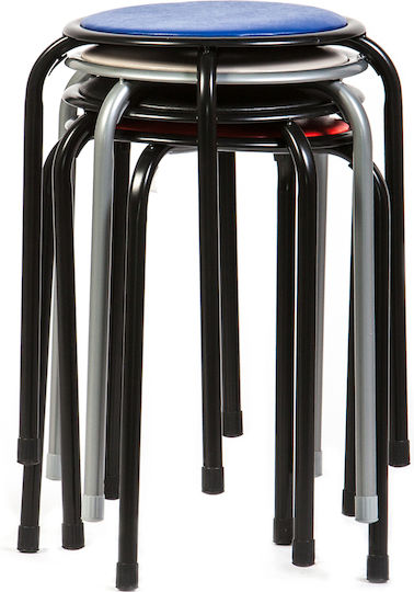 Hocker Für das Wohnzimmer Metall Alicante Red 30x30x45cm