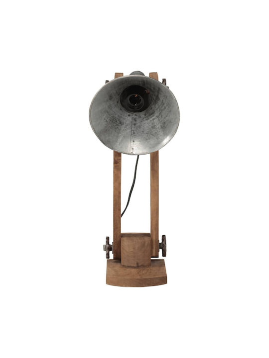 vidaXL Office Lamp for Socket E27 in Silver Color