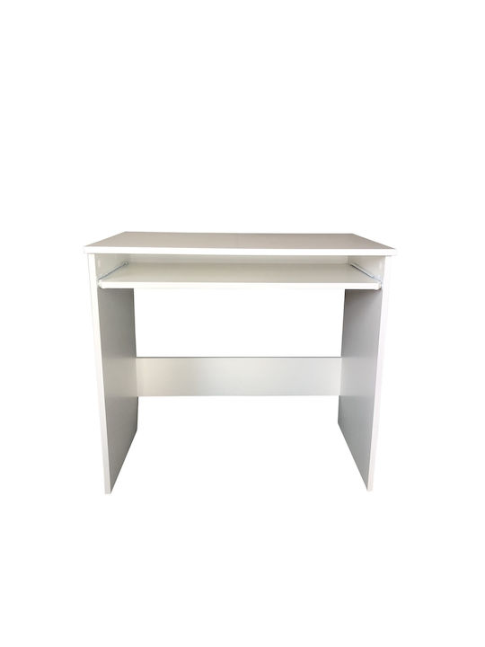 Birou Ivett Din Lemn Alb 80x48x73 cm