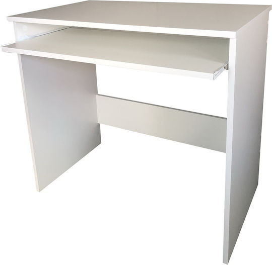 Birou Ivett Din Lemn Alb 80x48x73 cm
