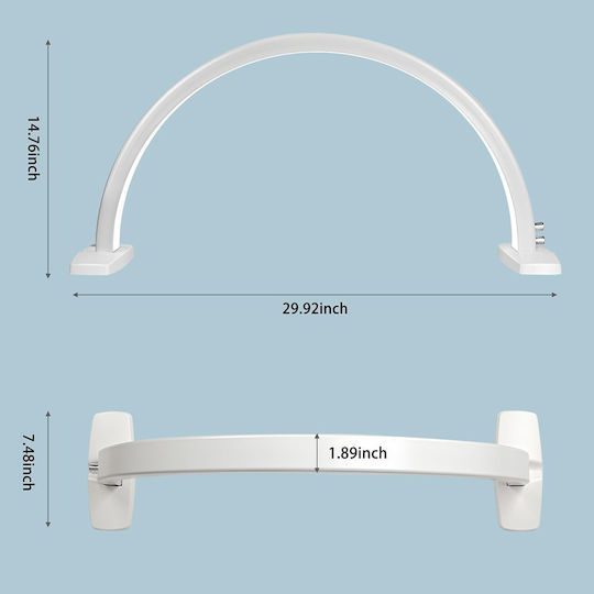 Moon Dekorative Lampe Weiß