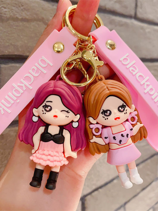 Figoura Handmade Keychain Pink