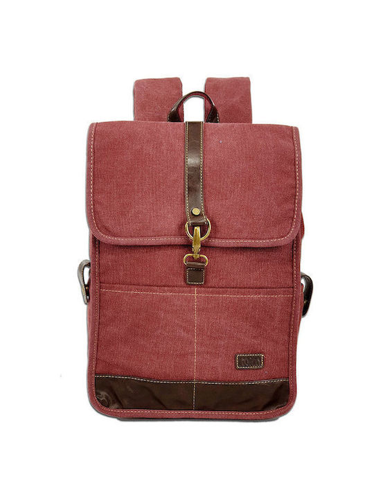 RCM Fabric Backpack Burgundy