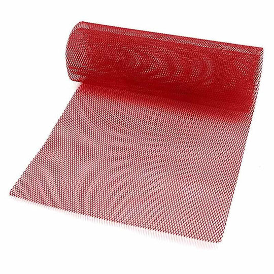 Auto Gs Car Decorative Grill 120cm x 20cm Red Color