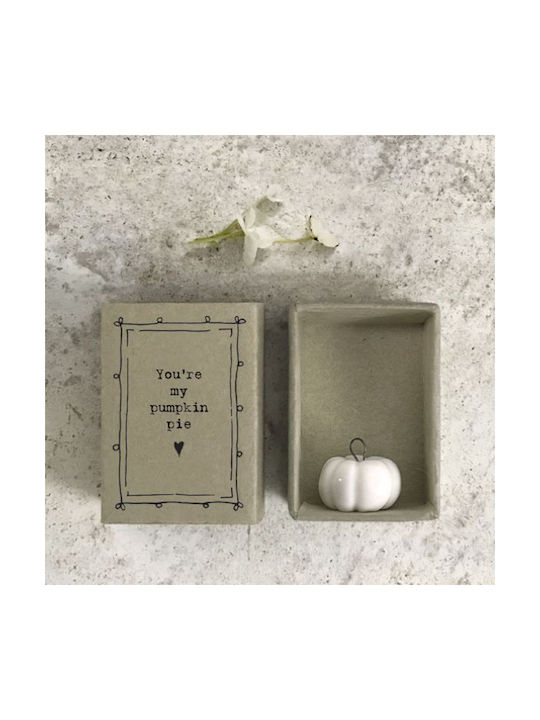 Synchronia Decorativă Dovleac din Ceramică 4.5x2x3.4cm 1buc