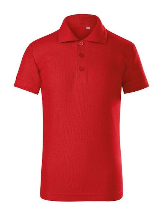 Malfini Kids Polo Short Sleeve Red