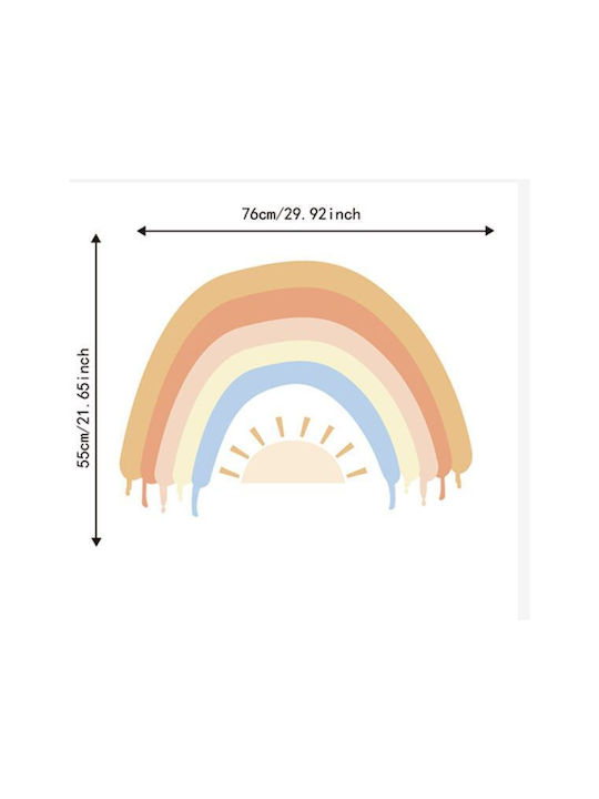 Babyloon Autocolant Decorativ pentru Copii Perete Pop Rainbow