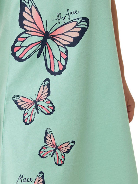 Kinderkleid Ärmellos Light Green