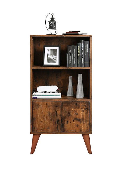 Βιβλιοθήκη Retro Brown 60x30x120εκ.