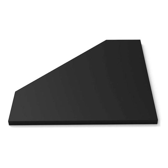 Glorious Modular Side Rack Additional Connecting Surface for 2 Furniture Black