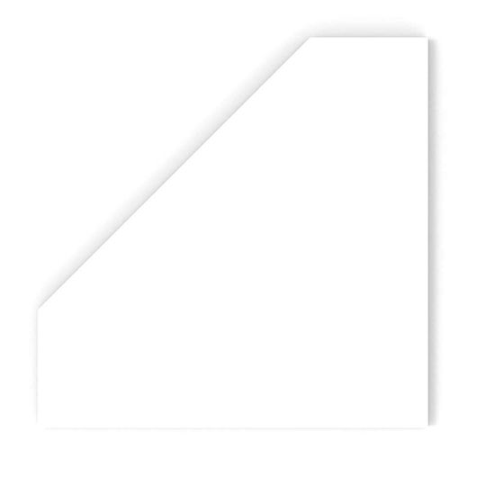 Glorious Modular Side Rack Additional Connection Surface for 2 Furniture White