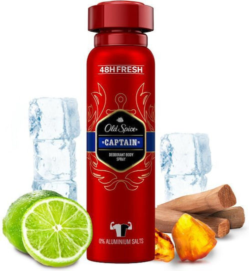 Old Spice Captain Дезодорант Спрей Без Алуминий 150мл