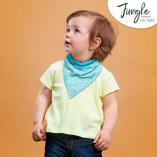 Kiki Bibs Jungle Book Bandana Stoff Hellblau