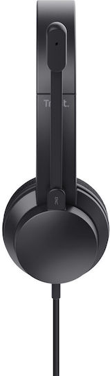 Trust HS-260 On Ear Multimedia Ακουστικά με μικρόφωνο και σύνδεση USB-A
