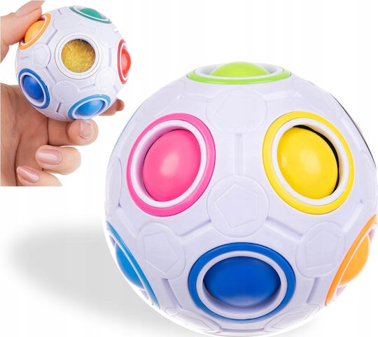 Mingea antistres Zola Fidget Ball bile colorate multicolore ajută la dezvoltarea abilităților copiilor