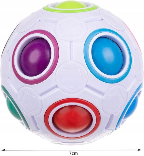 Mingea antistres Zola Fidget Ball bile colorate multicolore ajută la dezvoltarea abilităților copiilor