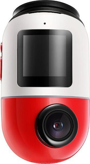 70Mai Omni Dash Cam 4G 360 X200 64GB Red Camera DVR Auto 1080P cu Ecran 1.2" , , , G, P, S, pentru Parbriz cu Autocolant